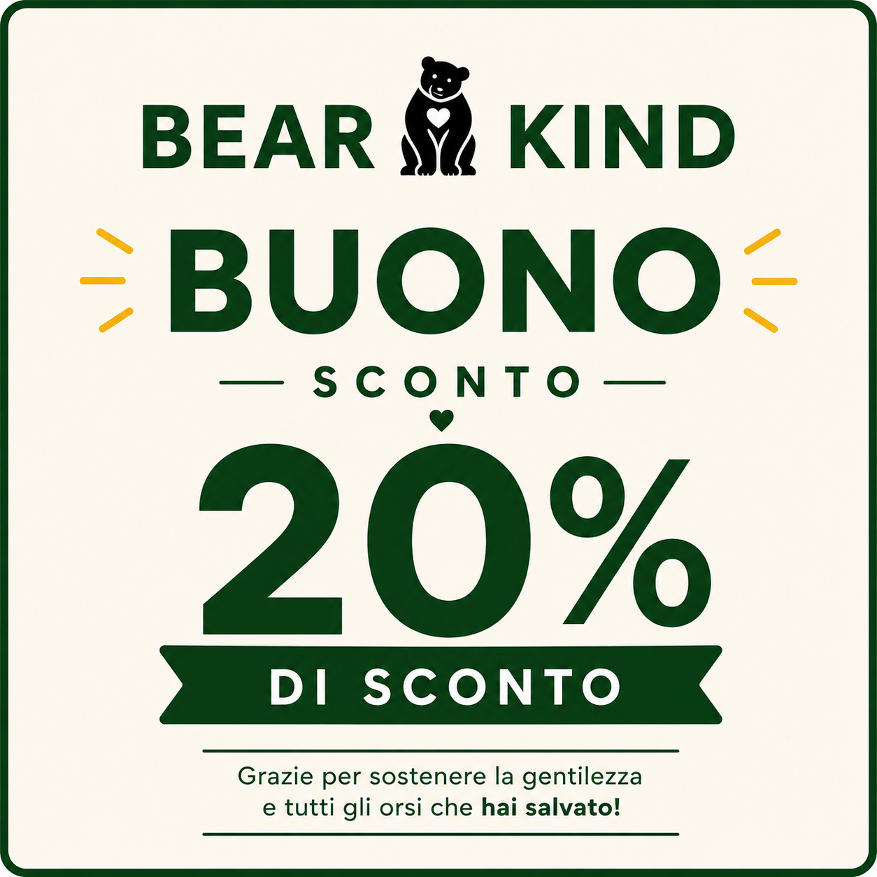 Buono Esclusivo 20%